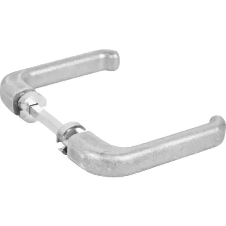 Дверные ручки Elementis 31.5/PZ/8 с запиранием комплект цвет серый