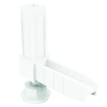 Коннектор 2 Лофт с регулируемой опорой пластик белый