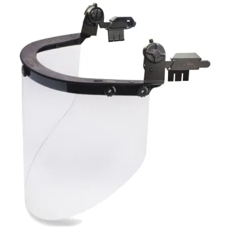 Щиток защитный с креплением на каску Krafter пластиковые ные зажимы для бумаг 60 шт