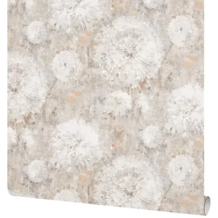 Обои флизелиновые Ateliero Julia бежевые 1.06 м At283346