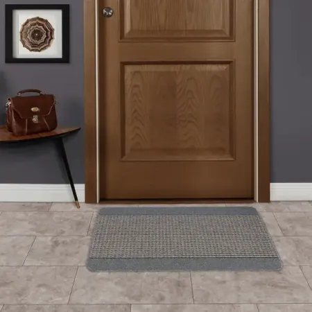 Коврик декоративный полипропилен Derby 50x80 см цвет серый