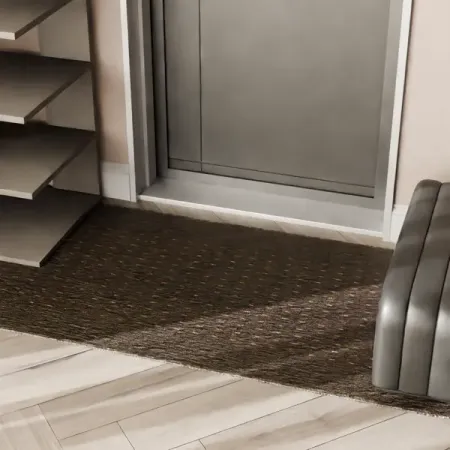 Коврик декоративный полипропилен Canberra 67x140 см цвет кофейный