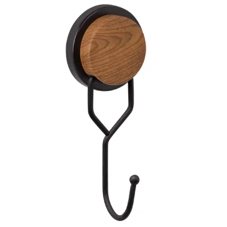 Крючок одинарный Fixsen Magic Wood сталь цвет черный