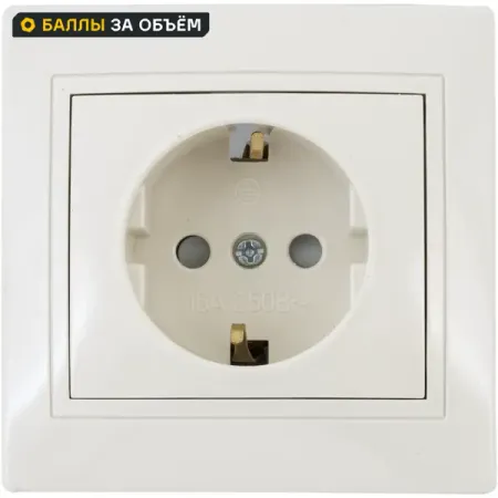 Розетка встраиваемая Tdm Electric Таймыр c заземлением со шторками цвет бежевый 8x жгут проводов разъема катушки зажигания для ford 4 6l 5 4l 6 8l mustang cobra svt f150 f250 e150 lincoln mazda suzuki автозапчасти