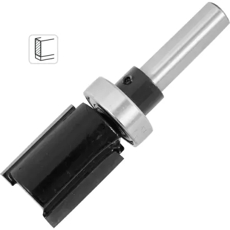 Фреза по дереву кромочная прямая 1410802 19x26 мм хвостовик 8 мм фреза для дерева jgzui 8 мм