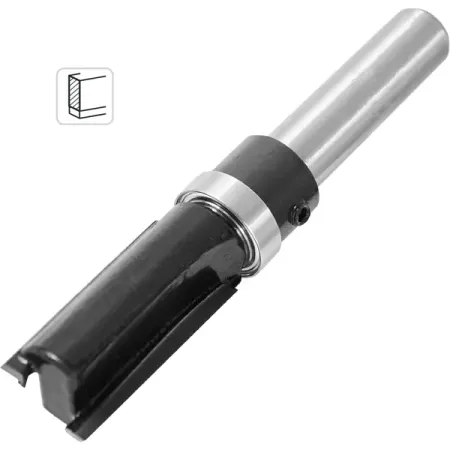 Фреза по дереву кромочная прямая 1410801 12.7x25 мм хвостовик 8 мм фрезы для деревообработки lang tong lt008