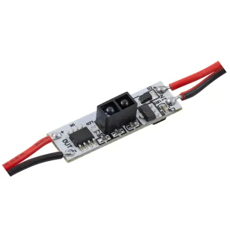 Выключатель Apeyron в профиль инфракрасный IP20 9x10x36 мм встраиваемый инфракрасный фотоэлектрический выключатель cnmaway