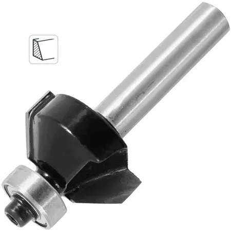 Фреза по дереву кромочная конусная 1410600 50x25 мм хвостовик 8 мм