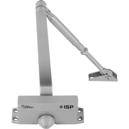 Доводчик дверной 410F Isparus 60 кг силумин цвет серый трафарет для живописи лошадь beebeecraft