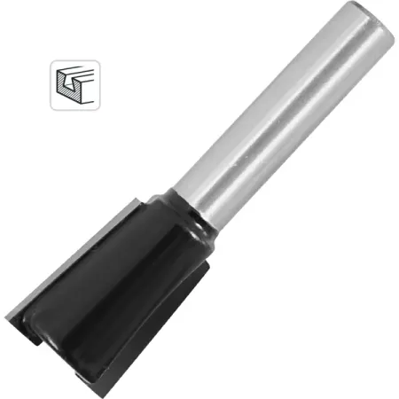 Фреза по дереву пазовая ласточкин хвост 1411401 19x22 мм хвостовик 8 мм