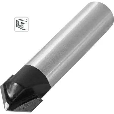 Фреза по дереву пазовая V-образная 1411306 9.5x9.5 мм хвостовик 8 мм т образная нейлоновая шайба m3 m30