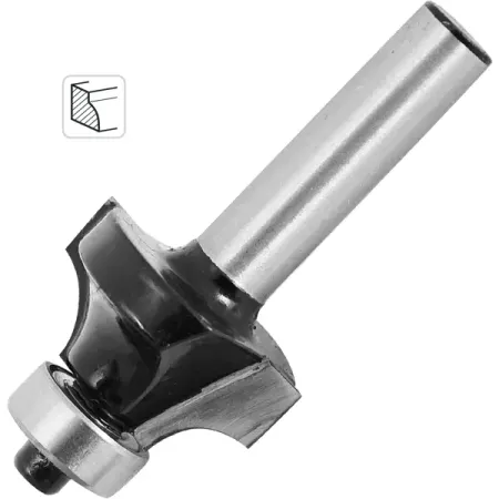 Фреза по дереву кромочная калевочная 1410302 25.4x13 мм хвостовик 8 мм