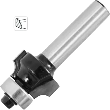 Фреза по дереву кромочная калевочная 1410303 19x10 мм хвостовик 8 мм