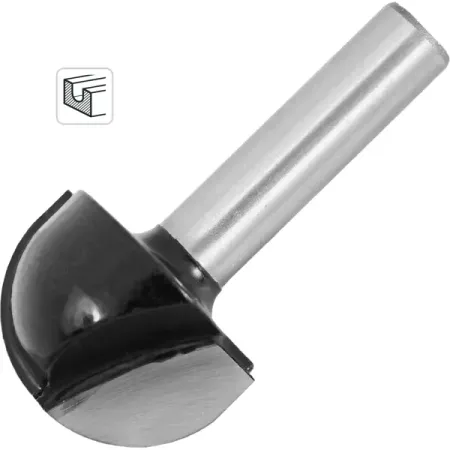 Фреза по дереву пазовая галтельная 1411308 25.4x16 мм хвостовик 8 мм