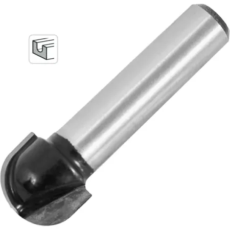 Фреза по дереву пазовая галтельная 1411307 12.7x10 мм хвостовик 8 мм фреза jerray 3 175 мм из сплава вольфрама и кобальта