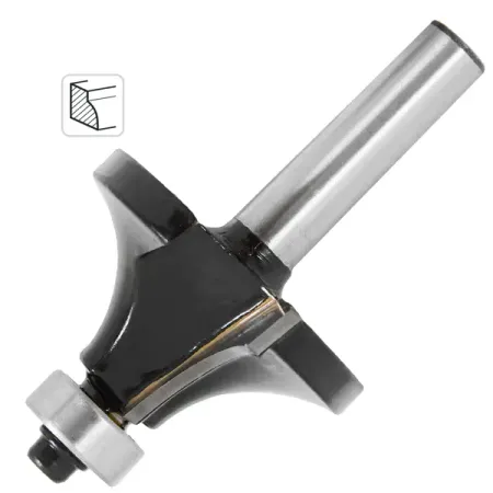 Фреза по дереву кромочная калевочная 1410301 38.1x19 мм хвостовик 8 мм