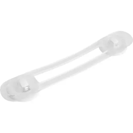 Гибкий фиксатор силикон цвет прозрачно-белый 2 шт.