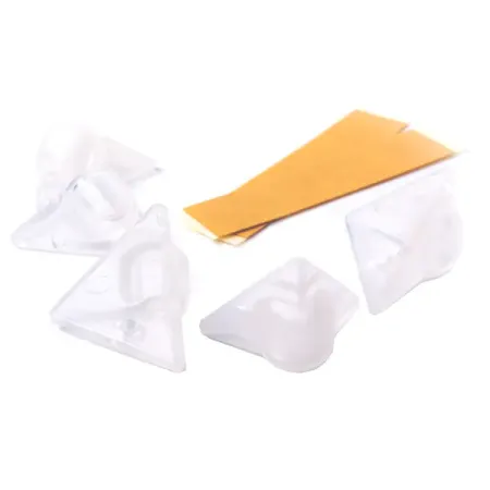 Накладки на углы стола, силикон, цвет прозрачный, 5 шт. шлифовальные накладки vibratite 5 дюймов 3 шт