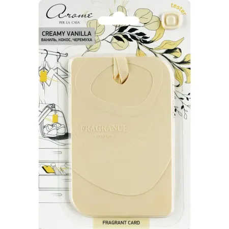 Ароматическое саше Fragrant Card Creamy Vanilla