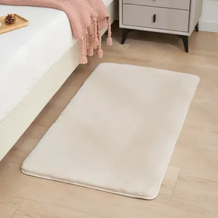Ковер полиэстер Bingo 50x80 см цвет кремовый ytengz keep off белый пушистый ковер