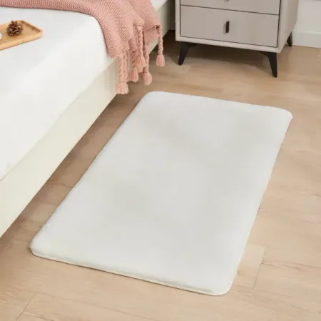 Ковер полиэстер Bingo 60x110 см цвет белый ytengz keep off белый пушистый ковер