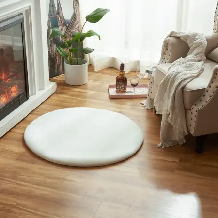 Ковер полиэстер Bingo круглый ø80 см цвет белый ytengz keep off белый пушистый ковер