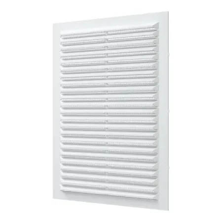 Решетка вентиляционная с сеткой Era 1724C 170x240 мм пластик цвет белый