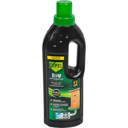 Биоактиватор для дачных туалетов и выгребных ям Expel 750 мл