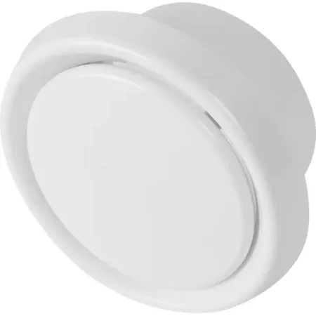 Анемостат Equation D 125 мм пластик цвет белый