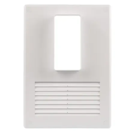 Решетка вентиляционная Equation 240x170 мм полистирол цвет белый