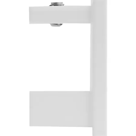 Наконечник заглушка Inspire Квадро металл цвет белый 4 см 2 шт.