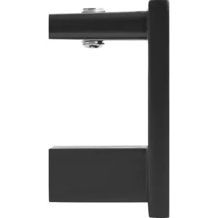 Наконечник заглушка Inspire Квадро металл цвет черный 4 см 2 шт.