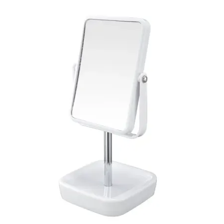 Зеркало увеличительное настольное ø17 цвет белый