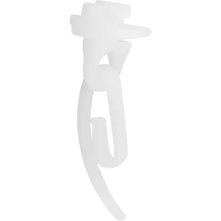 Глайдер и стопор для штор Inspire Квадро 2 см цвет белый 22 шт