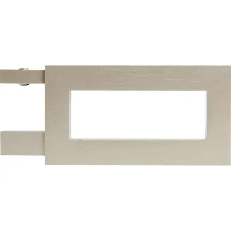 Наконечник Квадро Симпл Inspire металл цвет сатин 4 см 2 шт.