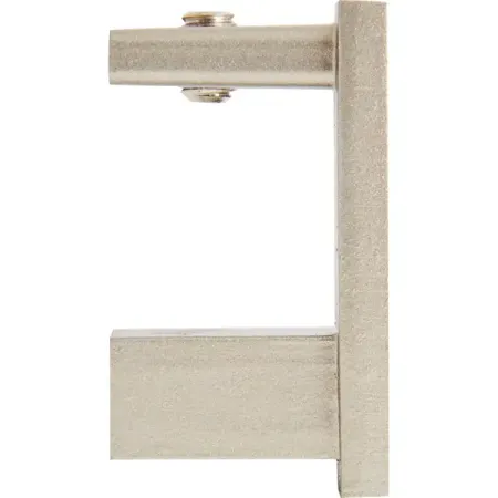 Наконечник заглушка Inspire Квадро металл цвет сатин 4 см 2 шт.