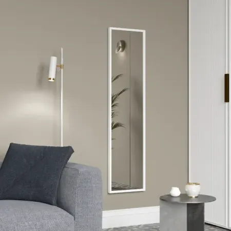 Зеркало декоративное Inspire Вега прямоугольное 30x120 см цвет белый антик