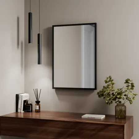 Зеркало декоративное Inspire Вега прямоугольное 50x70 см цвет черный