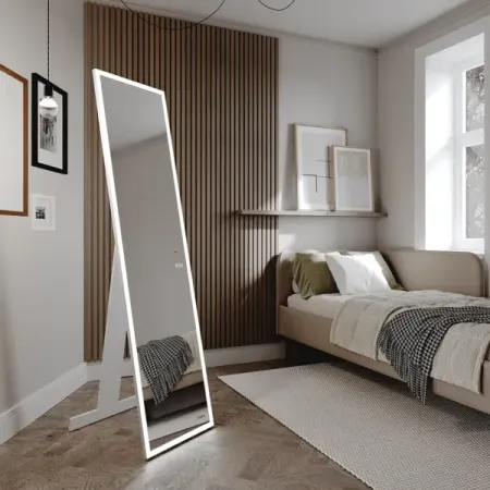 Зеркало декоративное Inspire Modal Led прямоугольное 45x175 см цвет белый