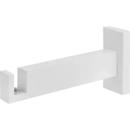 Держатель однорядный Inspire Квадро алюминий цвет белый 13 см андрей белый одна из обителей царства теней