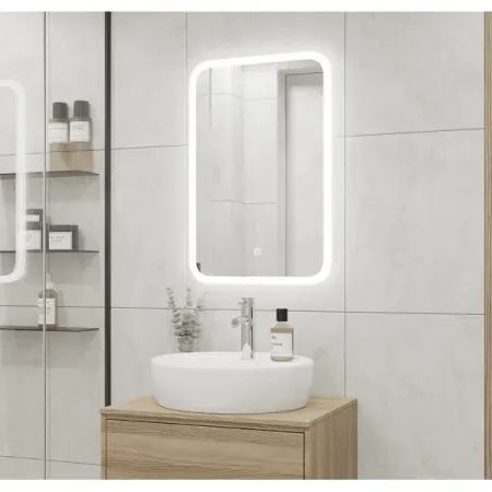 Зеркало для ванной Light Led с подсветкой 50x60 см цвет белый hyulights led 120w gobo moving head rgbw dj light