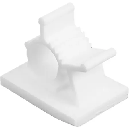 Площадка самоклеящаяся для хомутов ø10 мм 19x25 мм цвет белый 5 шт.