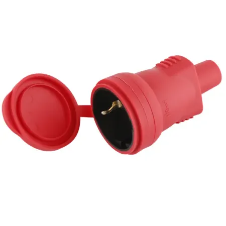 Розетка влагостойкая Duwi с заземлением 230 В цвет красный маркер для доски красный 5мм толстый корпус goodmark