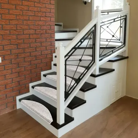 Коврик для ступеней полипропилен 25x65 см цвет серый