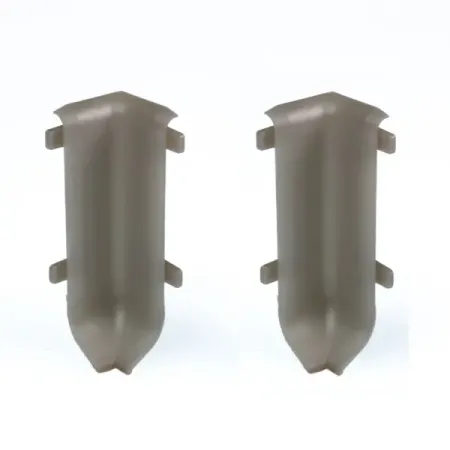 Угол для плинтуса внутренний «Серебро», высота 60 мм, 2 шт. антистатических пинцетов esd антимагнитные антикислотные из нержавеющей стали для лабораторных работ угол фотоэлемент плоский