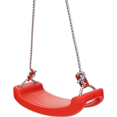 Качели детские подвесные Лодочка пластик красный подвесные светильники xiuan детские животные из смолы