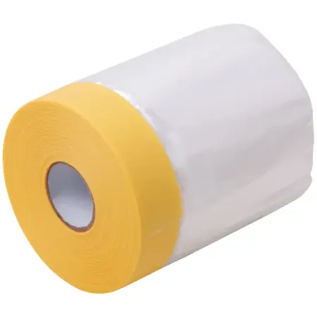 Пленка защитная с малярной лентой 33 м x 55 см