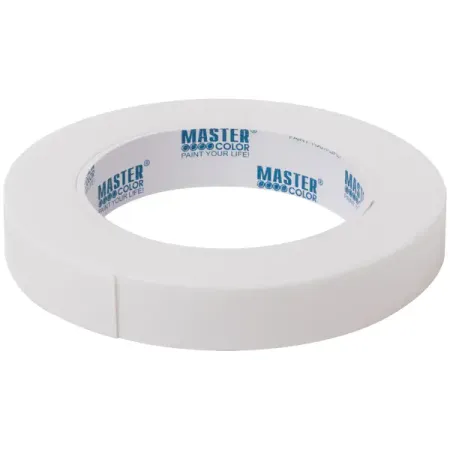 Лента клейкая двусторонняя для внутренних работ 19 мм x 5 м цвет белый yx tf10m коричневая термостойкая клейкая лента 300 градусов