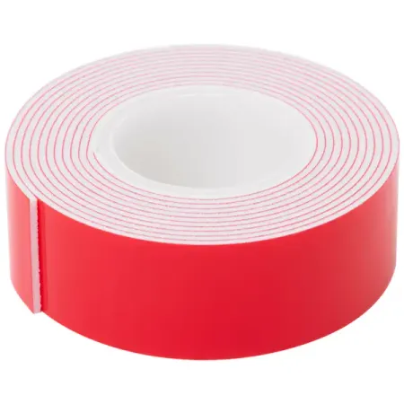 Лента клейкая двусторонняя для внутренних работ 19 мм x 1.5 м yx tf10m коричневая термостойкая клейкая лента 300 градусов