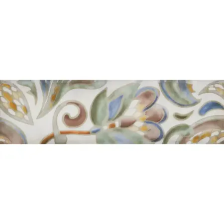 Декор настенный Kerama Marazzi Монпарнас 1 8.5x28.5 см глянцевый цвет разноцветный декор настенный la favola гардения 40х28 см